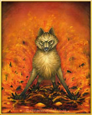 Now I love this guy for his spunk and the fire in his eyes as the explosive energy around him doesn&rsquo;t faze him in the slightest, in fact I know that he is the one creating the storm and loving it. - completed in June 2013